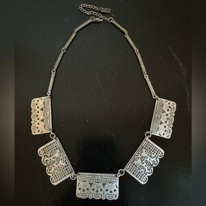 Chunky silver necklace Pamela Love